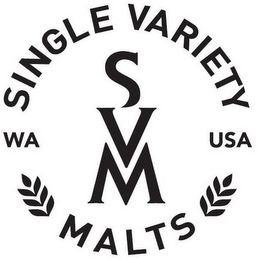 SVM SINGLE VARIETY MALTS WA USA logo