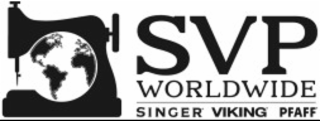SVP WORLDWIDE SINGER VIKING PFAFF logo