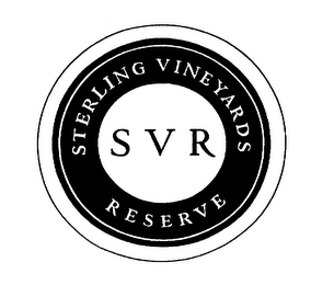 SVR STERLING VINEYARDS RESERVE logo