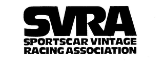 SVRA SPORTSCAR VINTAGE RACING ASSOCIATION logo