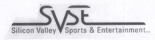 SVSE SILICON VALLEY SPORTS & ENTERTAINMENT logo