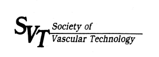 SVT SOCIETY OF VASCULAR TECHNOLOGY logo