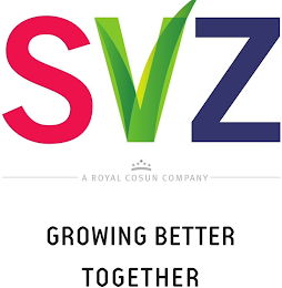 SVZ A ROYAL COSUN COMPANY GROWING BETTER TOGETHER logo