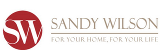 SW SANDY WILSON FOR YOUR HOME, FOR YOUR LIFE logo