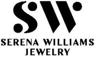 SW SERENA WILLIAMS JEWELRY logo