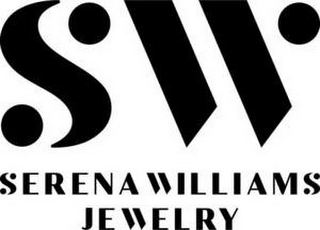 SW SERENA WILLIAMS JEWELRY logo