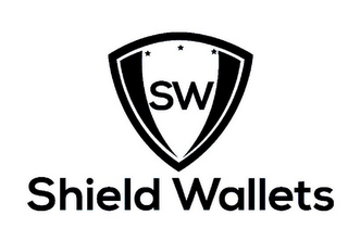 SW SHIELD WALLETS logo