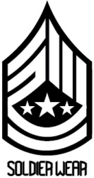 SW SOLDIER WEAR logo