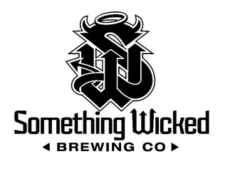 SW SOMETHING WICKED BREWING CO logo