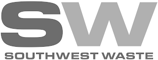 SW SOUTHWEST WASTE logo