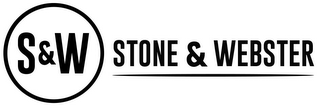 S&W STONE & WEBSTER logo
