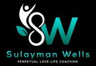 SW SULAYMAN WELLS PERPETUAL LOVE LIFE COACHING logo