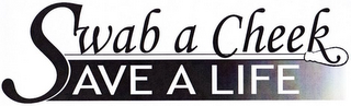 SWAB A CHEEK SAVE A LIFE logo