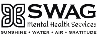 SWAG MENTAL HEALTH SERVICES SUNSHINE WATER AIR GRATITUDE logo