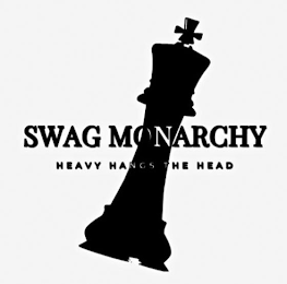 SWAG MONARCHY HEAVY HANGS THE HEAD logo