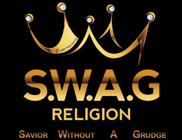 S.W.A.G. RELIGION SAVIOR WITHOUT A GRUDGE PSALM 103: 10-12 logo