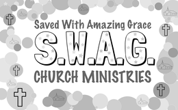 S.W.A.G. SAVED WITH AMAZING GRACE CHURCH MINISTRIES logo