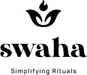 SWAHA SIMPLIFYING RITUALS logo