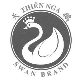 SWAN BRAND THIÊN NGA logo
