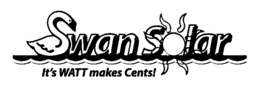 SWAN SOLAR IT'S WATT MAKES CENTS! logo