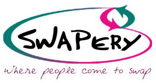 SWAPERY WHERE PEOPLE COME TO SWAP logo