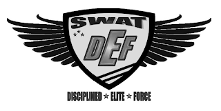 SWAT DEF DISCIPLINED ELITE FORCE logo