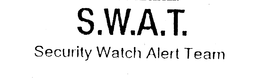 S.W.A.T. SECURITY WATCH ALERT TEAM logo