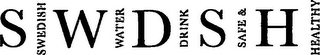 SWDSH SWEDISH WATER DRINK SAFE & HEALTHY logo