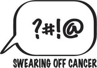 ?#!@ SWEARING OFF CANCER logo