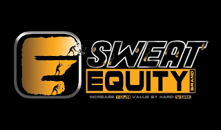 SWEAT EQUITY BRAND INCREASE YOUR VALUE BY HARD WORK logo