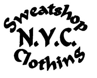 SWEATSHOP N.Y.C.  CLOTHING logo