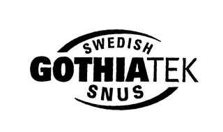 SWEDISH GOTHIATEK SNUS logo