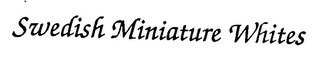 SWEDISH MINIATURE WHITES logo