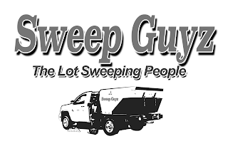 SWEEP GUYZ THE LOT SWEEPING PEOPLE logo