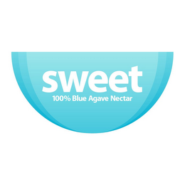 SWEET 100 PERCENT BLUE AGAVE NECTAR logo