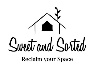 SWEET AND SORTED RECLAIM YOUR SPACE logo