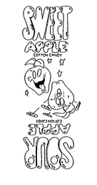 SWEET APPLE COTTON CANDY SOUR APPLE COTTON CANDY logo