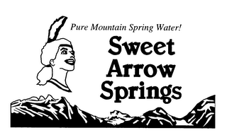 SWEET ARROW SPRINGS PURE MOUNTAIN SPRING WATER logo