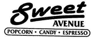 SWEET AVENUE POPCORN.CANDY.ESPRESSO logo