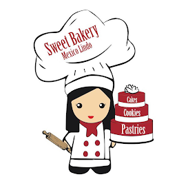 SWEET BAKERY MEXICO LINDO CAKES COOKIES PASTRIES logo