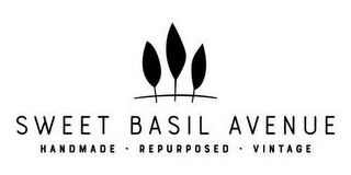 SWEET BASIL AVENUE HANDMADE ·REPURPOSED· VINTAGE logo