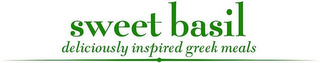 SWEET BASIL DELICIOUSLY INSPIRED GREEK MEALS logo