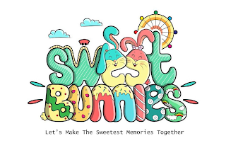 SWEET BUNNIES LET'S MAKE THE SWEETEST MEMORIES TOGETHER logo