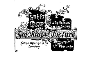 SWEET CROP A DELICIOUS SMOKE SMOKING MIXTURE EXQUISITLY PERFUMED COHEN WEENEN & CO. LONDON logo