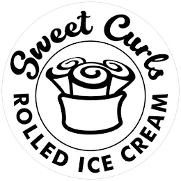 SWEET CURLS ROLLED ICE CREAM logo