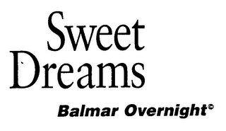 SWEET DREAMS BALMAR OVERNIGHT logo