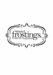 SWEET FROSTINGS. BLISSFUL BAKESHOP logo