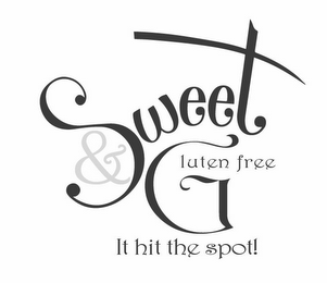 SWEET & GLUTEN FREE IT HIT THE SPOT! logo