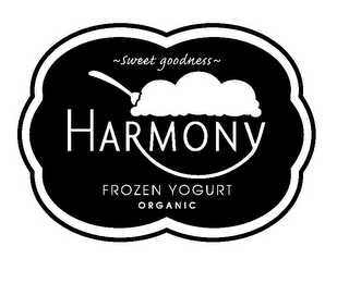 ~SWEET GOODNESS~ HARMONY FROZEN YOGURT ORGANIC logo
