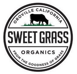 SWEET GRASS ORGANICS OROVILLE CALIFORNIA FROM THE GOODNESS OF GRASS logo